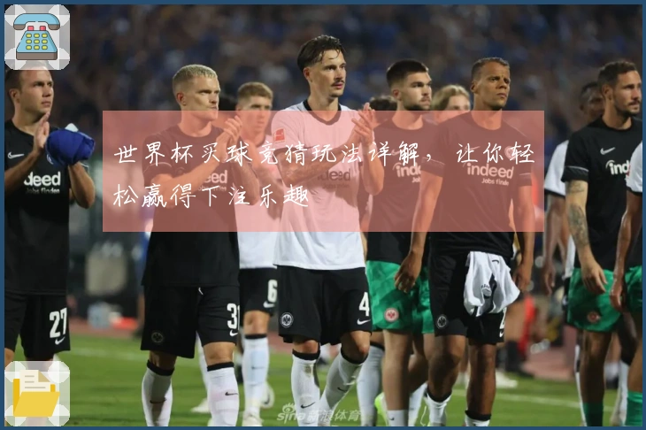 世界杯买球竞猜玩法详解，让你轻松赢得下注乐趣